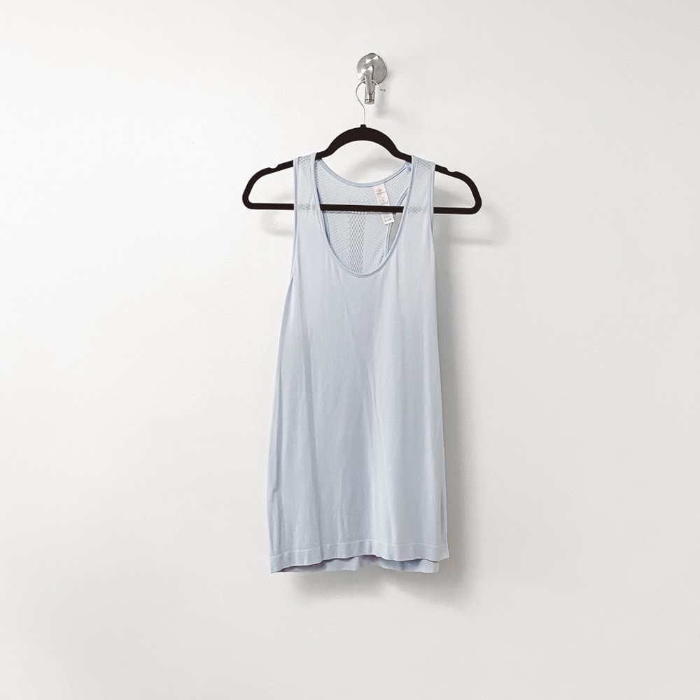 Tangerine Summer Spring Casual Athletic Racerback Running Tank‎ Top Blue